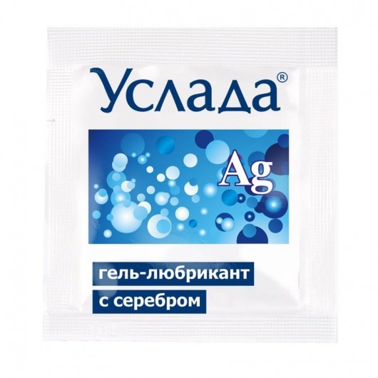 Гель-лубрикант «Услада с серебром» - 3 гр. - Биоритм - купить с доставкой в Копейске