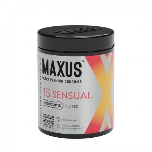 Анатомические презервативы MAXUS Sensual - 15 шт. - Maxus - купить с доставкой в Копейске