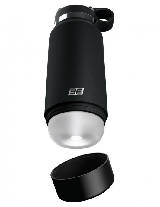Черный мастурбатор в виде бутылки Fap Flask - Pipedream - в Копейске купить с доставкой