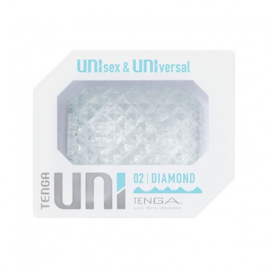 Прозрачный мастурбатор-стимулятор Tenga Uni Diamond - Tenga - в Копейске купить с доставкой