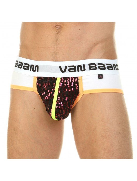 Оригинальные трусы-брифы с красными пайетками - VAN BAAM купить с доставкой