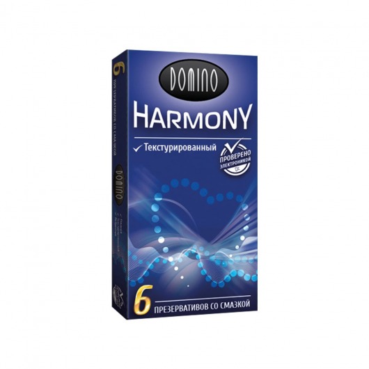 Текстурированные презервативы Domino Harmony - 6 шт. - Domino - купить с доставкой в Копейске