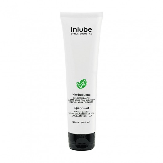 Водный лубрикант Nuei Inlube с алоэ вера и ароматом мяты - 100 мл. - Nuei cosmetics - купить с доставкой в Копейске