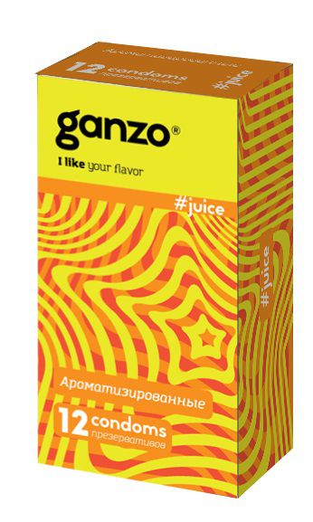 Ароматизированные презервативы Ganzo Juice - 12 шт. - Ganzo - купить с доставкой в Копейске