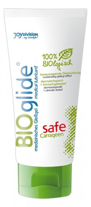 Гель-лубрикант на водной основе BIOglide safe Carrageen - 100 мл. - Joy Division - купить с доставкой в Копейске