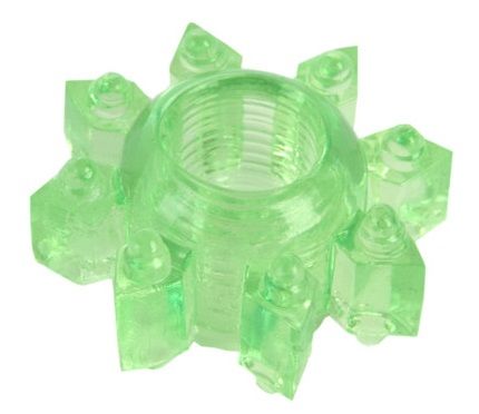 Зеленое эрекционное кольцо-звезда - Toyfa Basic - в Копейске купить с доставкой