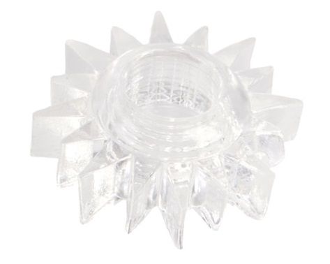 Прозрачное гелевое эрекционное кольцо-солнце - Toyfa Basic - в Копейске купить с доставкой