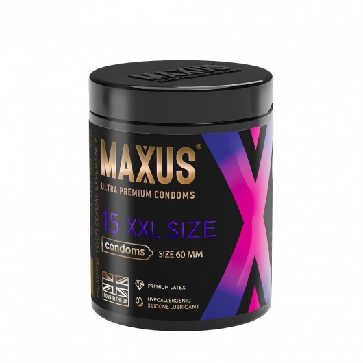 Презервативы увеличенного размера Maxus XXL - 15 шт. - Maxus - купить с доставкой в Копейске