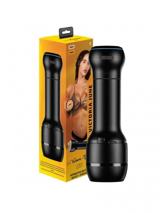 Мастурбатор-ротик с интерактивной насадкой PowerBlow   FeelVictoria Mouth - Kiiroo - в Копейске купить с доставкой