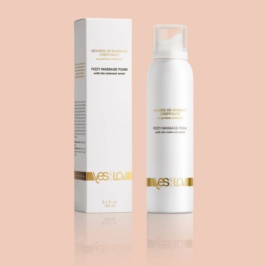 Массажная пена Fizzy Massage Foam - 150 мл. - YESforLOV - купить с доставкой в Копейске