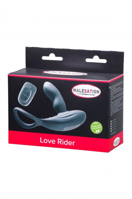 Стимулятор простаты с эрекционным кольцом Love Rider - MALESATION - в Копейске купить с доставкой