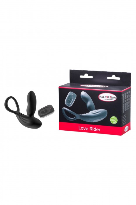 Стимулятор простаты с эрекционным кольцом Love Rider - MALESATION - в Копейске купить с доставкой