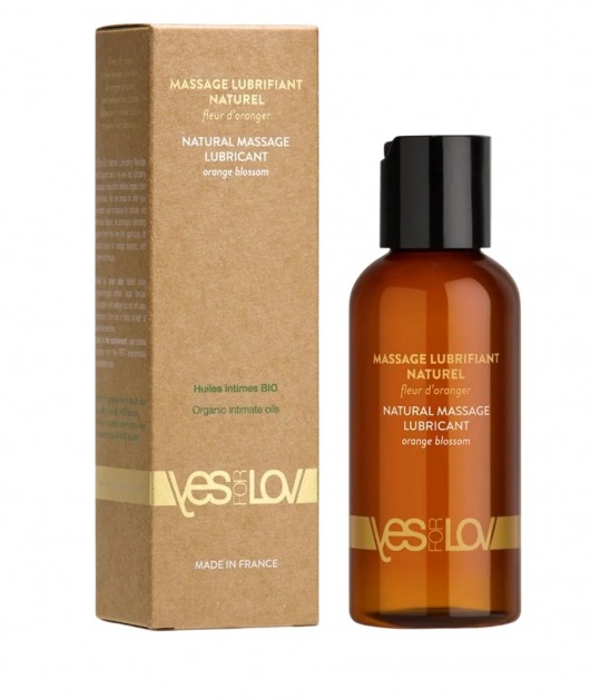 Натуральная массажная смазка Natural Lubricant Orange Blossom - 100 мл. - YESforLOV - купить с доставкой в Копейске
