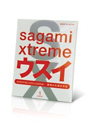 Ультратонкий презерватив Sagami Xtreme SUPERTHIN - 1 шт. - Sagami - купить с доставкой в Копейске