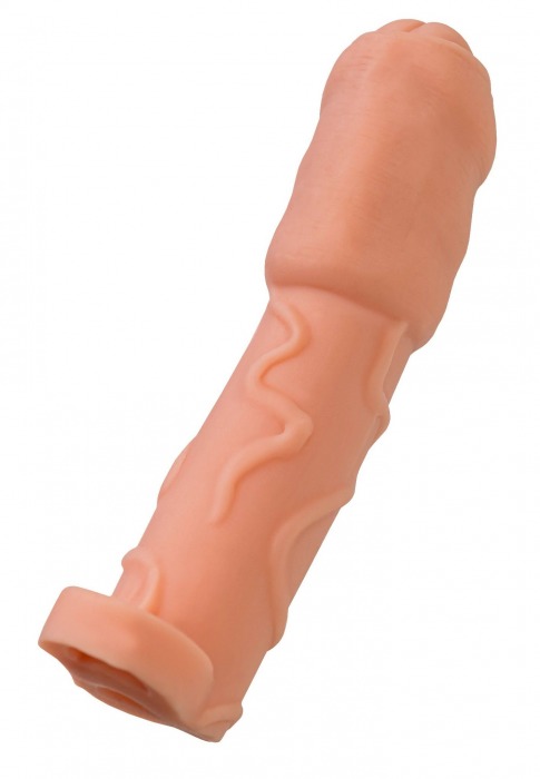 Телесная удлиняющая насадка - 16 см. - ToyFa - в Копейске купить с доставкой