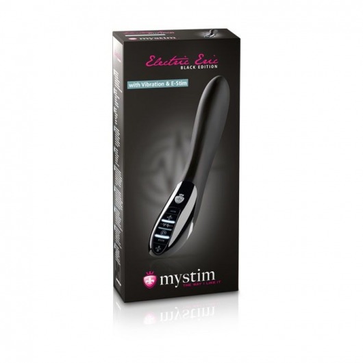 Черный вибратор с миостимуляцией Mystim Electric Eric Black Edition - 27 см. - MyStim - купить с доставкой в Копейске