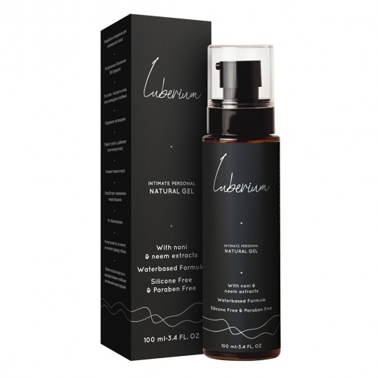 Интимный гель на водной основе с экстрактами нони и нима Luberium Natural Gel - 100 мл. - Luberium - купить с доставкой в Копейске
