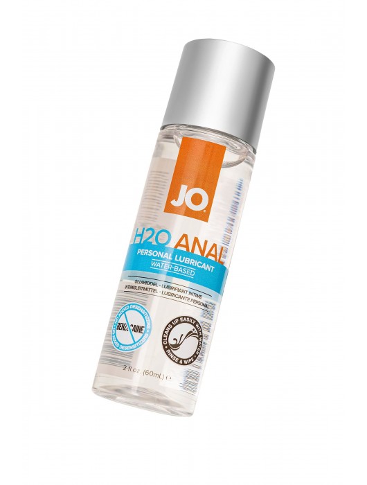 Анальный лубрикант на водной основе JO Anal H2O - 60 мл. - System JO - купить с доставкой в Копейске