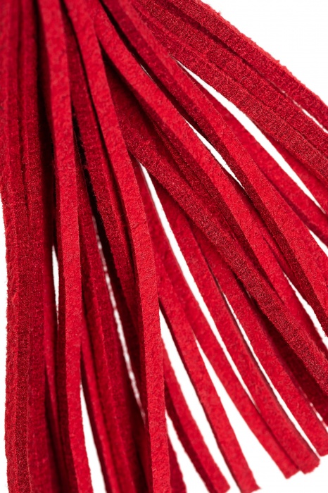 Зажимы на соски «Вилки» с красными кисточками из замши - Pecado - купить с доставкой в Копейске