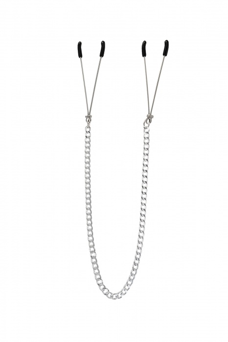 Зажимы на соски «Вилки» на цепочке - Pecado - купить с доставкой в Копейске