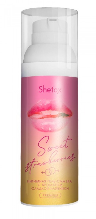 Интимная гель-смазка Shefox Premium «Сладкая клубника» - 50 мл. - Shefox - купить с доставкой в Копейске