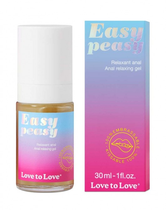 Анальный расслабляющий гель Easy Peasy - 30 мл. - Love to Love - купить с доставкой в Копейске