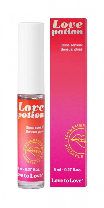 Возбуждающий блеск для губ Love Potion - 8 мл. - Love to Love - купить с доставкой в Копейске