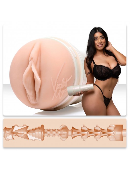 Мастурбатор-вагина Fleshlight Girls - Violet Myers Waifu - Fleshlight - в Копейске купить с доставкой