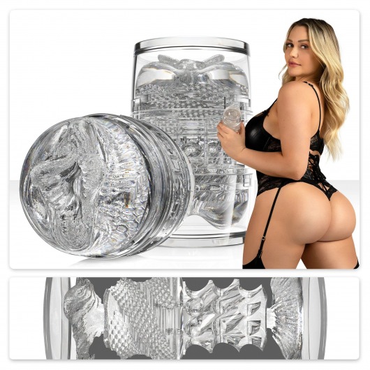 Прозрачный двусторонний мастурбатор Fleshlight Quickshot Mia Malkova - Fleshlight - в Копейске купить с доставкой
