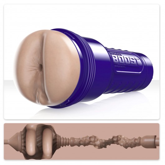 Телесный мастурбатор-анус Fleshlight Boost Blast Female - Fleshlight - в Копейске купить с доставкой