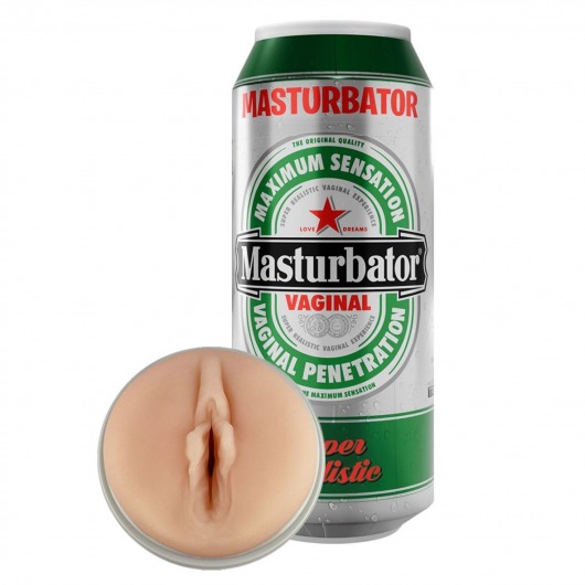 Мастурбатор-вагина Heineken Vagina II - Adrien Lastic - в Копейске купить с доставкой