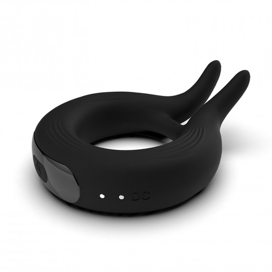 Черное эрекционное кольцо Marry Me Rechargeable Vibrating Cockring - Adrien Lastic - в Копейске купить с доставкой
