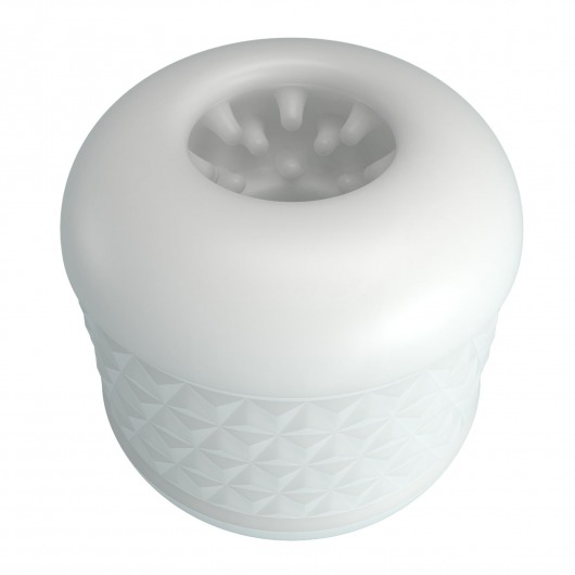 Белый сквозной мастурбатор Crystle - Baile - в Копейске купить с доставкой