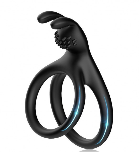 Черное эрекционное кольцо с подхватом мошонки - Boys of Toys - в Копейске купить с доставкой