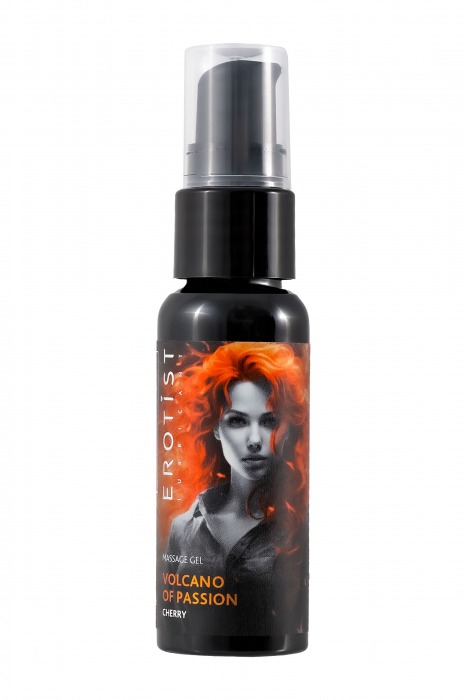 Гель с эффектом вибрации Volcano Of Passion со вкусом вишни - 25 мл. - Erotist Lubricants - купить с доставкой в Копейске