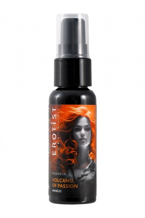 Гель с эффектом вибрации Volcano Of Passion со вкусом манго - 25 мл. - Erotist Lubricants - купить с доставкой в Копейске