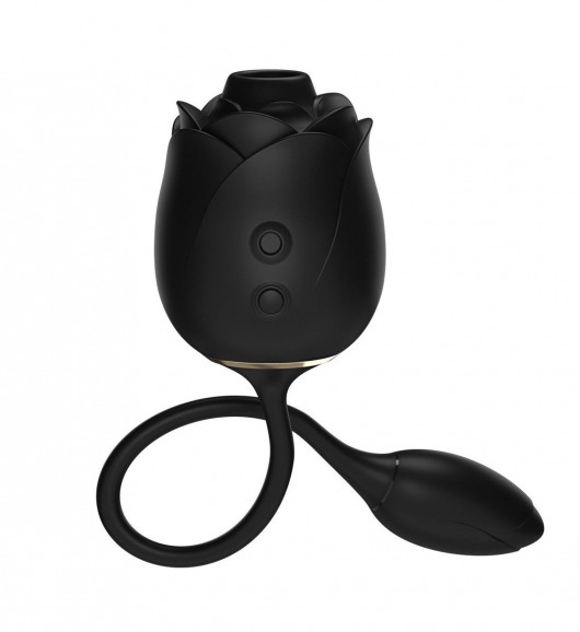 Черный клиторальный стимулятор Dark Blushing Rose - Fifty Shades of Grey