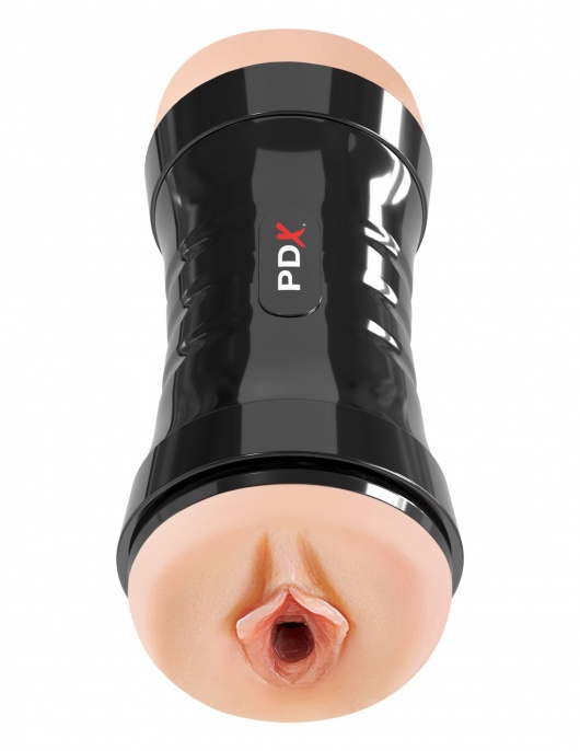 Двусторонний мастурбатор в колбе Super Flip-A-Pussy Over - Pipedream - в Копейске купить с доставкой