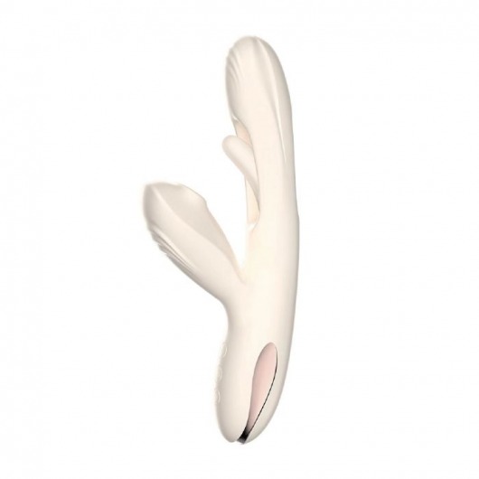 Хай-тек вибратор с таппингом и вакуумом Angela - 21,8 см. - BeYourLover