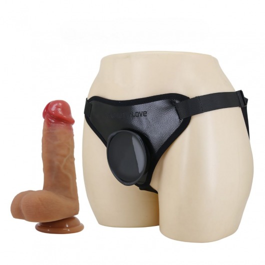 Страпон с универсальным поясом Fogg - 17,5 см. - Baile - купить с доставкой в Копейске