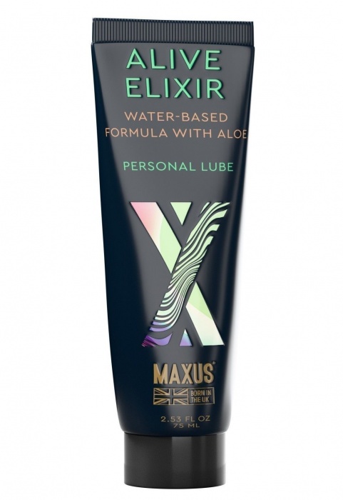 Интимный гель на водной основе MAXUS Alive Elixir - 75 мл. - Maxus - купить с доставкой в Копейске