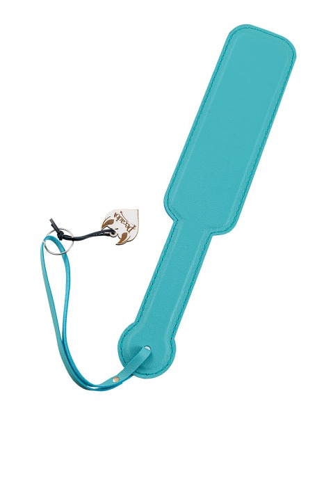 Голубой кожаный пэддл - 37 см. - Pecado - купить с доставкой в Копейске