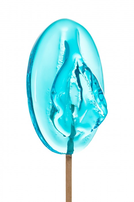 Леденец в форме вагины со вкусом блю кюрасао - 50 гр. - Sosuчki - купить с доставкой в Копейске