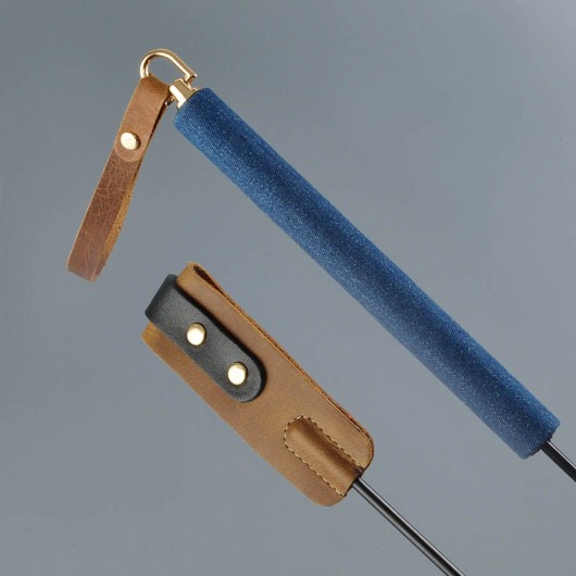 Стек «Дикий Запад» с джинсовой ручкой - 60 см. - Sitabella - купить с доставкой в Копейске