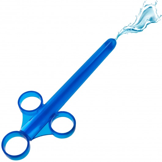 Синий шприц для введения лубриканта XL Lubricant Launcher - XR Brands - купить с доставкой в Копейске