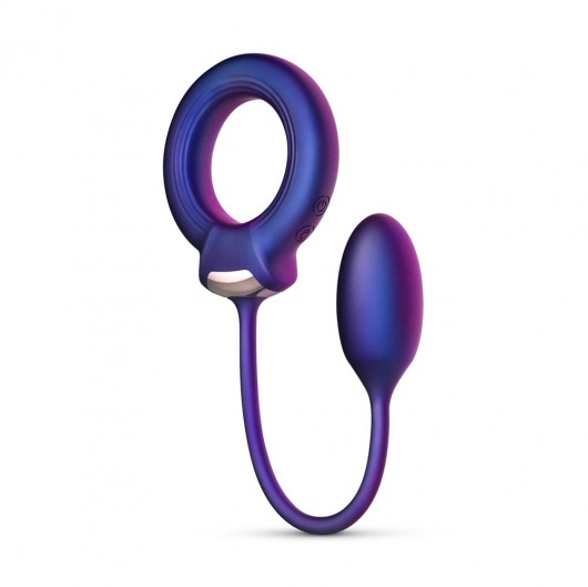 Фиолетовое эрекционное виброкольцо с анальным шариком Eclipse - ONE DC B.V. - в Копейске купить с доставкой