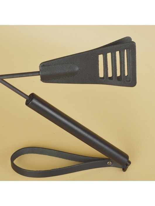 Черный кожаный стек «Сириус» - 60 см. - Sitabella - купить с доставкой в Копейске