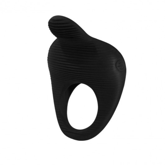 Чёрное эрекционное виброкольцо Thimble - Baile - в Копейске купить с доставкой