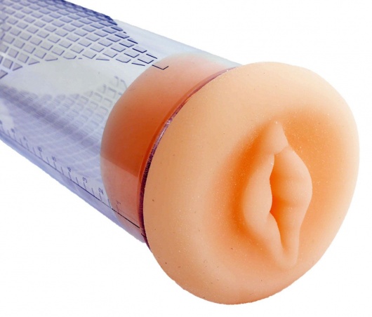 Телесный уплотнитель для вакуумной помпы в виде вагины - Boys of Toys - в Копейске купить с доставкой