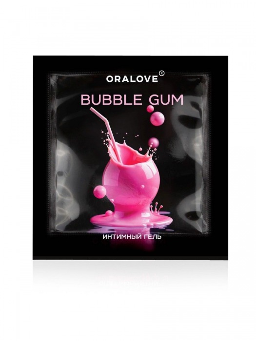 Саше съедобной оральной смазки OraLove с ароматом бабл-гам - 3 гр. - Биоритм - купить с доставкой в Копейске